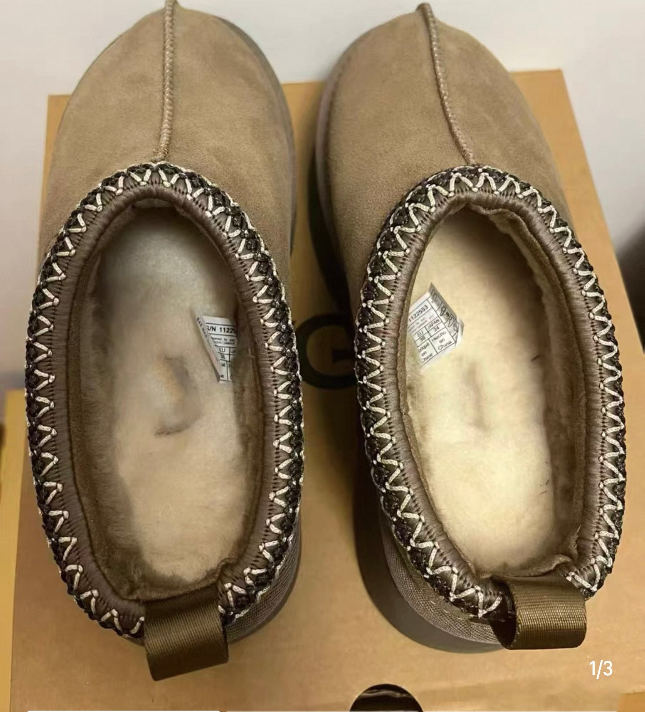 UGG Style Tazz Slippers shoes snow boots men's and women's sheepskin and fur slippers winter 2025