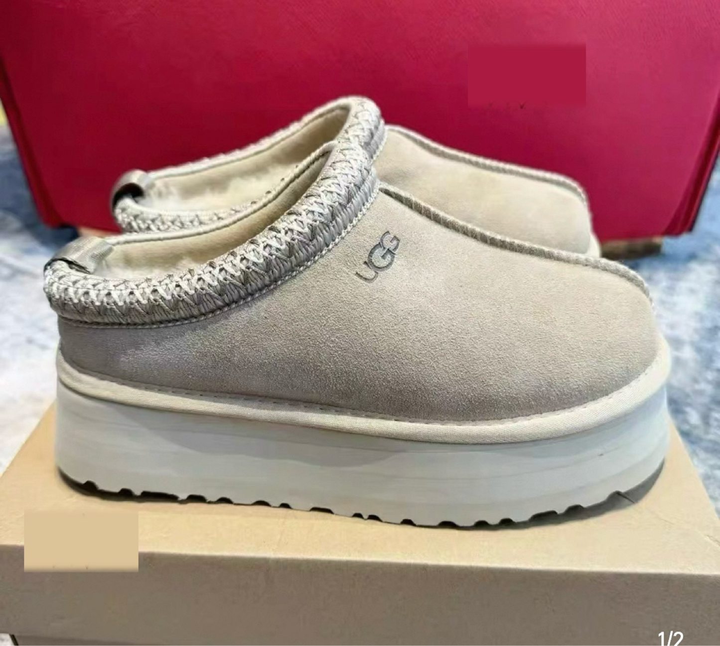 UGG Style Tazz Slippers shoes snow boots men's and women's sheepskin and fur slippers winter 2025