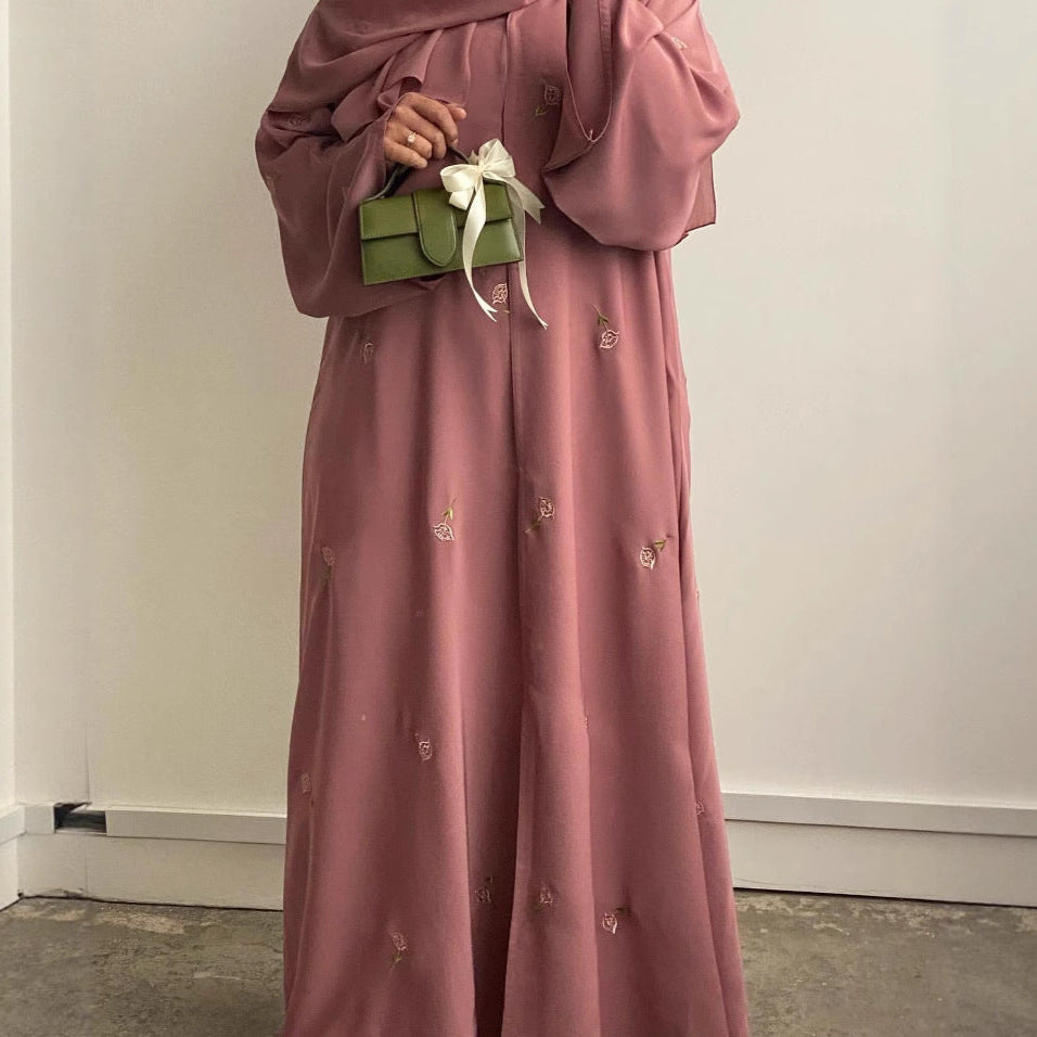 Floral Embroidery Abaya