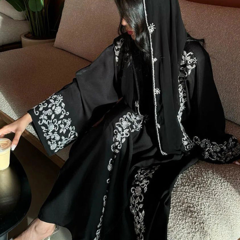 Embellished Black Abaya