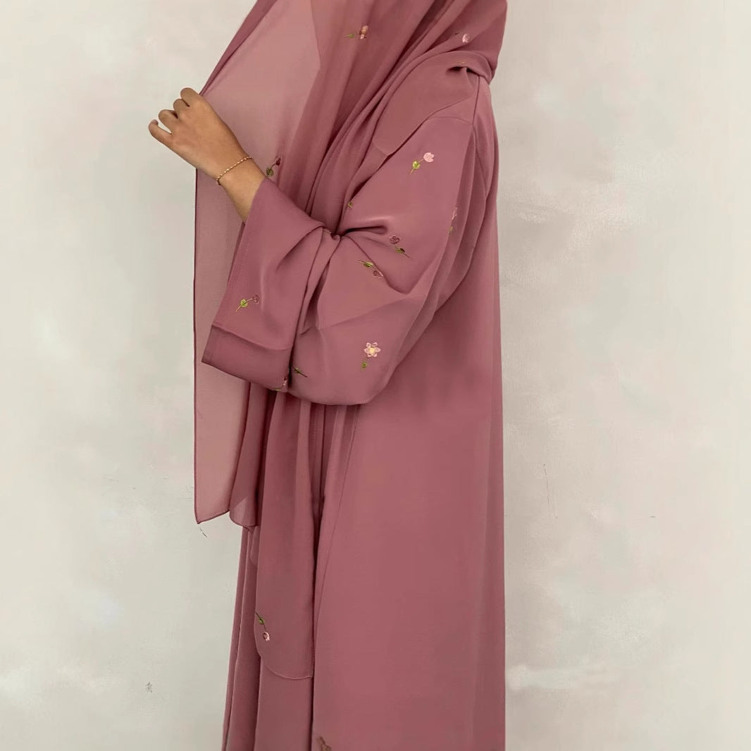 Floral Embroidery Abaya