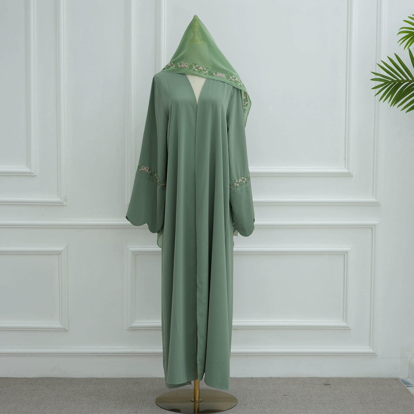 Floral Embroidery Abaya