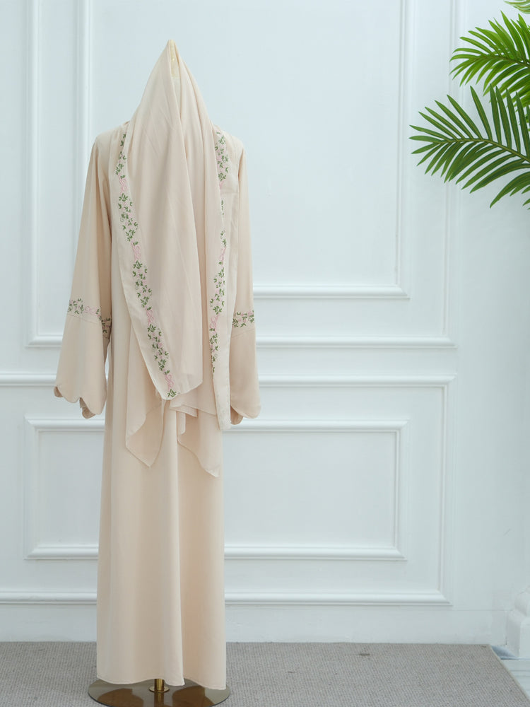 Floral Embroidery Abaya