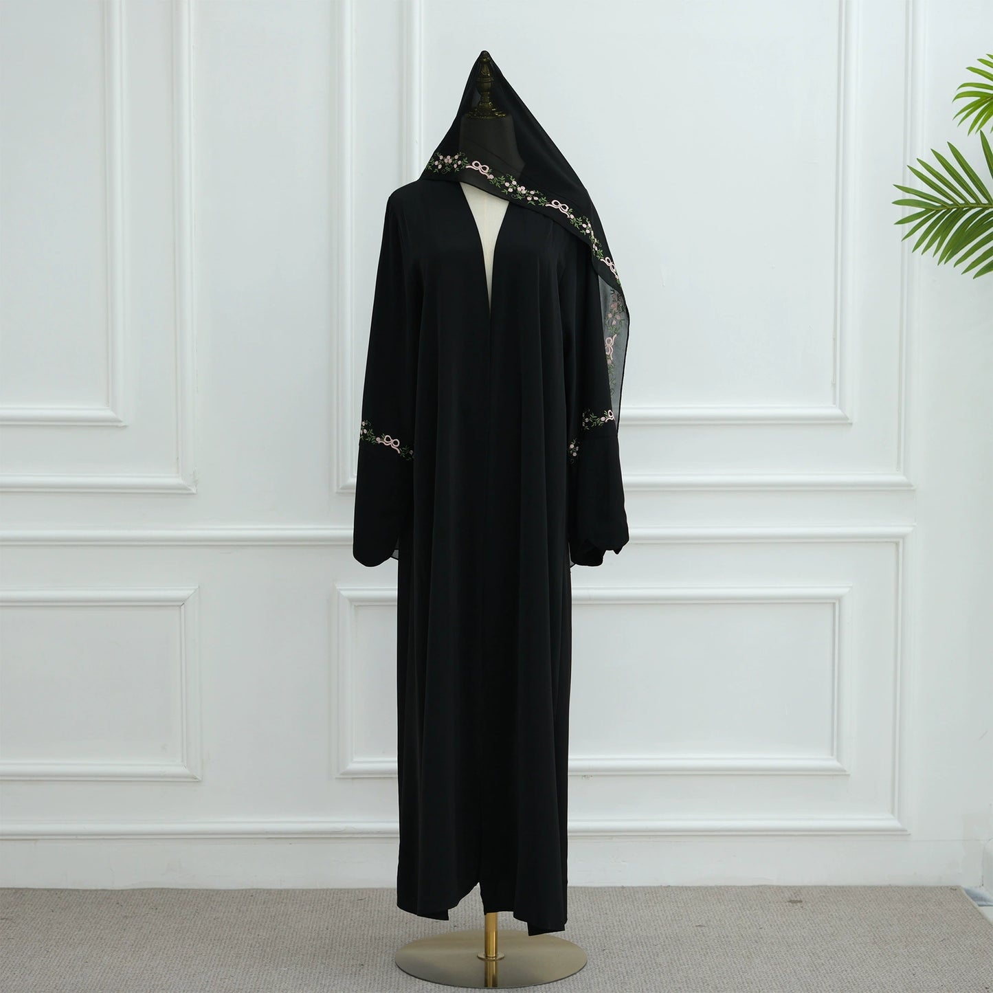 Floral Embroidery Abaya