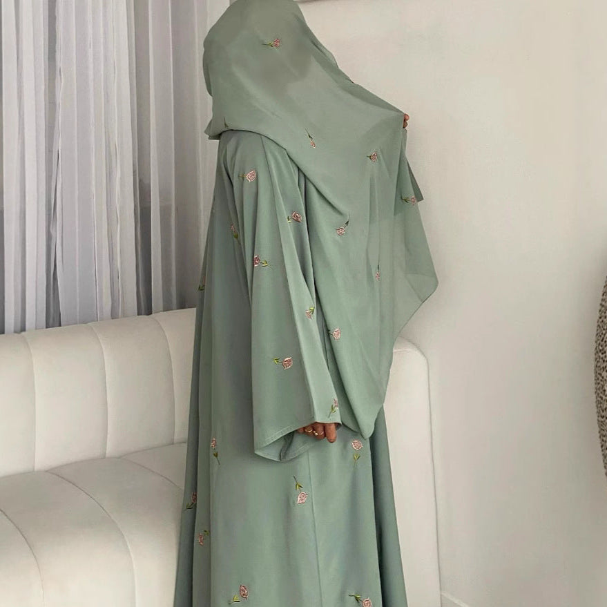 Floral Embroidery Abaya