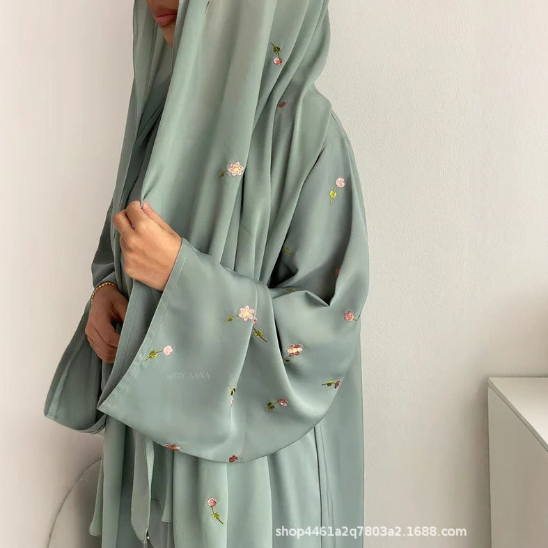 Floral Embroidery Abaya