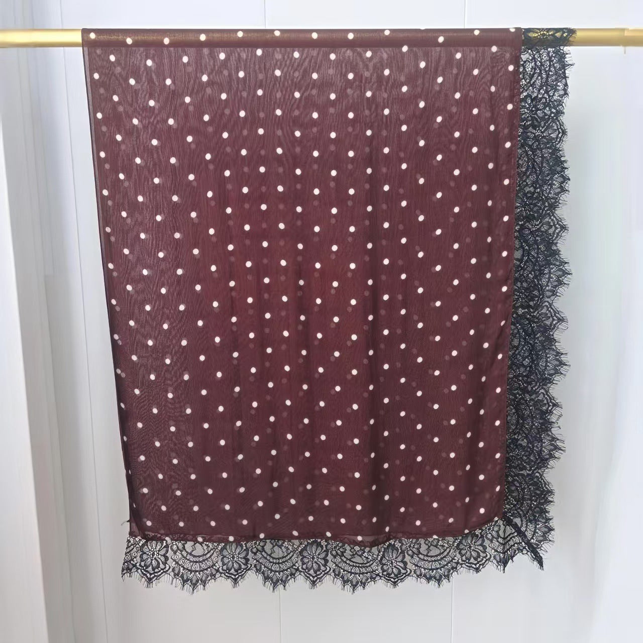 Modal print bohemian fashion lace scarf