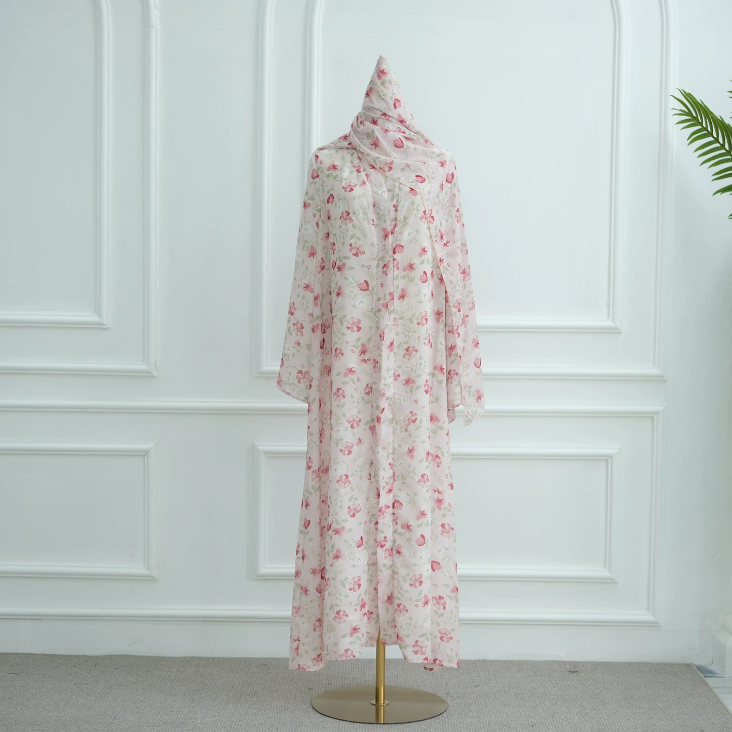 Floral Print Abaya