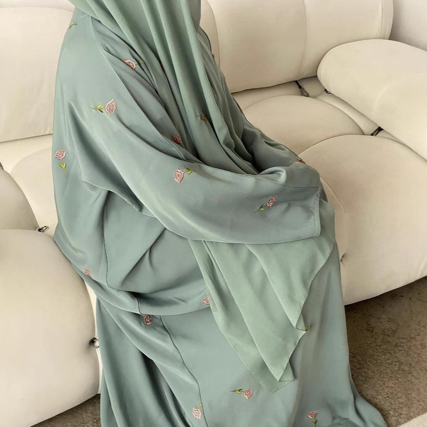 Floral Embroidery Abaya