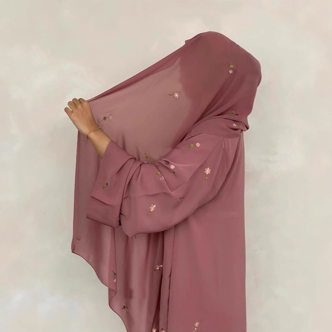 Floral Embroidery Abaya