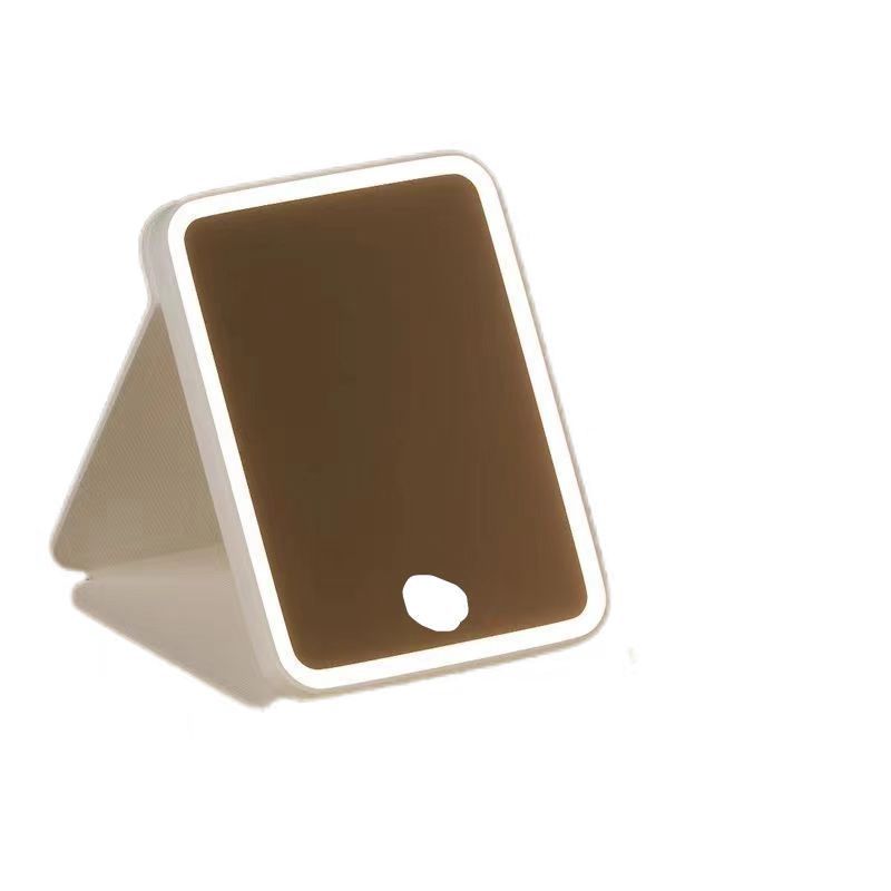 LED Foldable Vanity mirror with Light