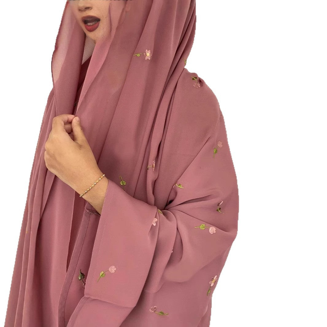 Floral Embroidery Abaya