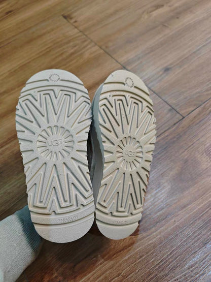 Ugg Tazz style men's women's thick-soled snow boots shoes, wool slippers, shearling leather integrated toe slippers