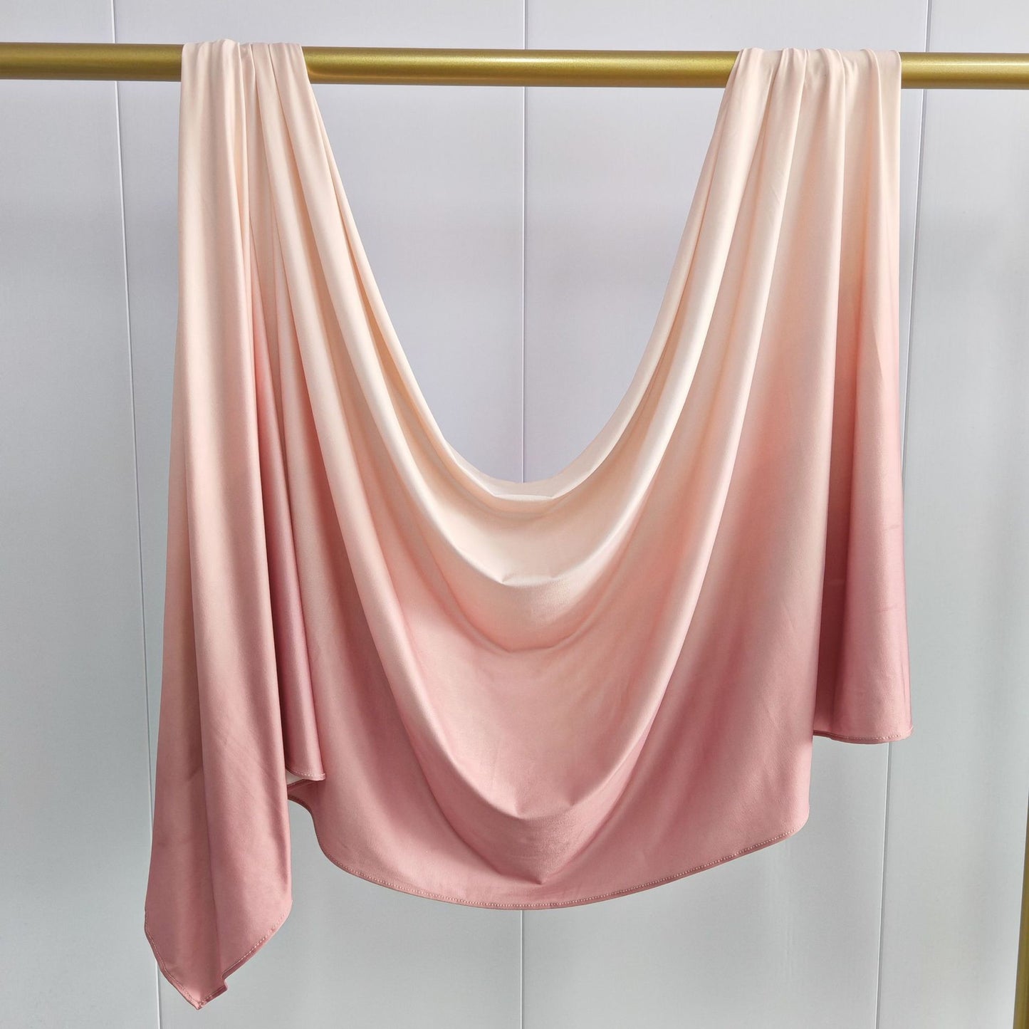 [Liquid jersey gradient] gradient liquid jersey premium Liquid Jersey hand-painted scarf for women
