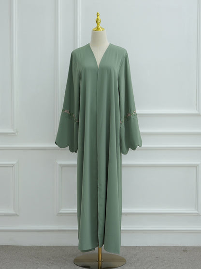 Floral Embroidery Abaya