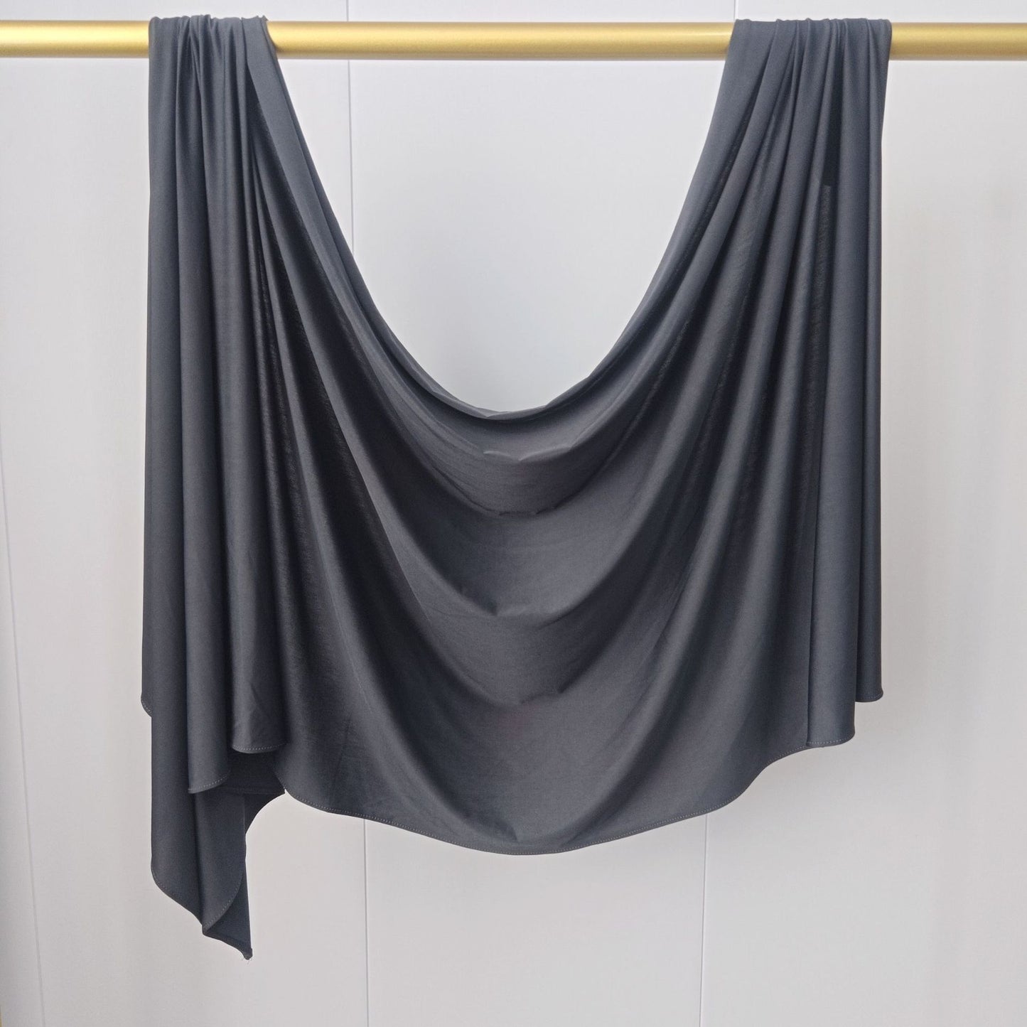 [Solid Color Liquid Jersey] Premium drape scarf Solid Color Breathable Liquid Jersey