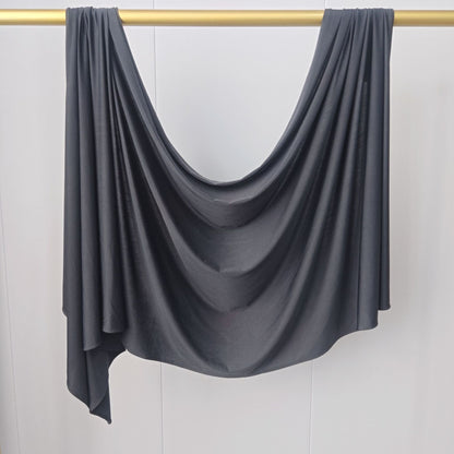 [Solid Color Liquid Jersey] Premium drape scarf Solid Color Breathable Liquid Jersey