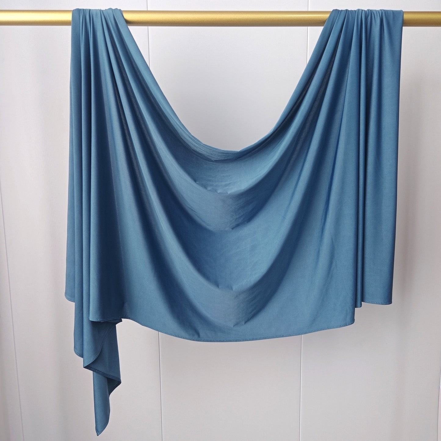[Solid Color Liquid Jersey] Premium drape scarf Solid Color Breathable Liquid Jersey