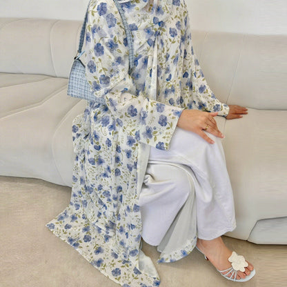 Floral Print Abaya