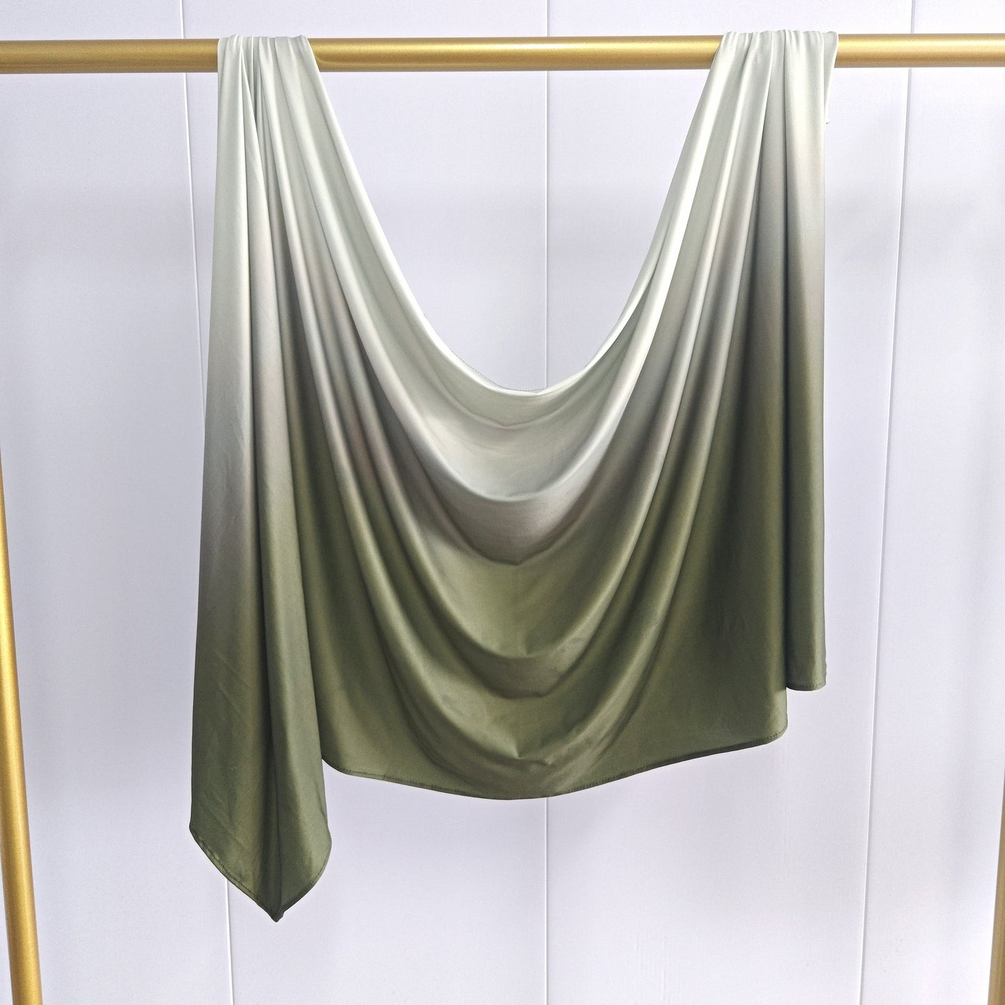 [Liquid jersey gradient] gradient liquid jersey premium Liquid Jersey hand-painted scarf for women