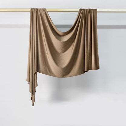 [Solid Color Liquid Jersey] Premium drape scarf Solid Color Breathable Liquid Jersey