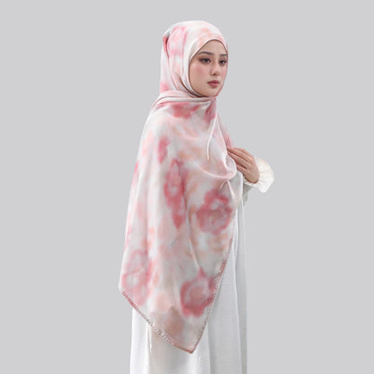 Southeast Asia's best-selling Bali yarn digital print versatile long scarf, fashionable trendy, soft, breathable, shawl headscarf