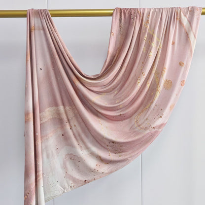 [High Quality Mercerized Cotton Print] Jersey Print Bohemian Watercolor Jersey Print Scarf
