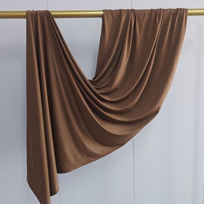 [Solid Color Liquid Jersey] Premium drape scarf Solid Color Breathable Liquid Jersey