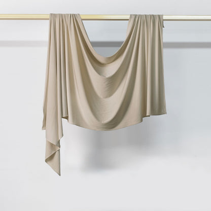 [Solid Color Liquid Jersey] Premium drape scarf Solid Color Breathable Liquid Jersey