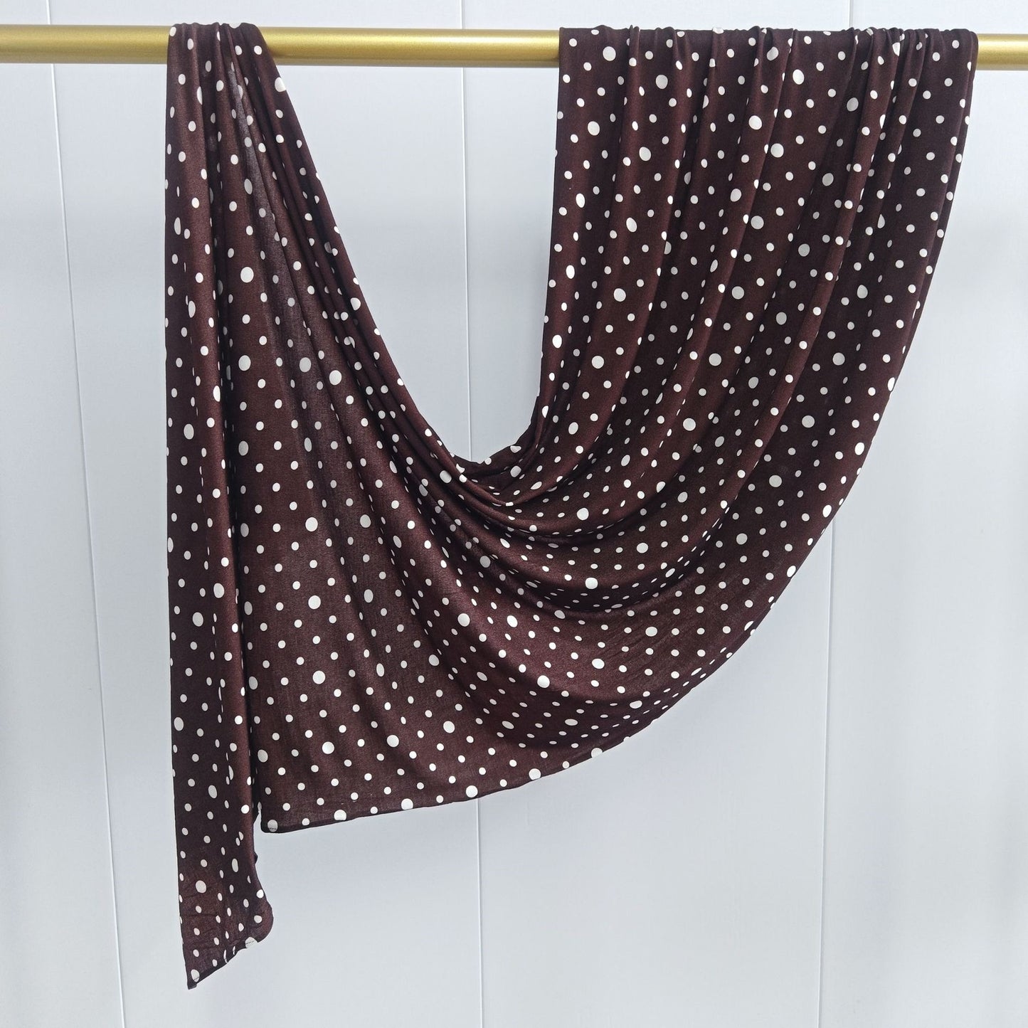 [High Quality Mercerized Cotton Print] Jersey Print Bohemian Watercolor Jersey Print Scarf