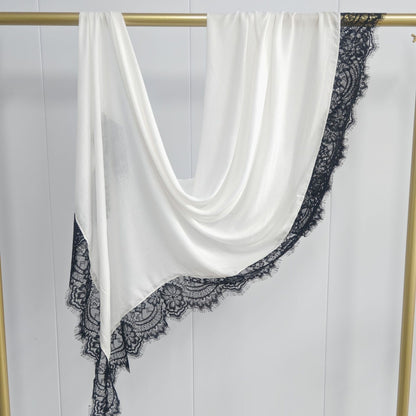 Cross-border explosive Malaysian cotton modal lace silk scarf headscarf skin-friendly, soft and breathable versatile scarf