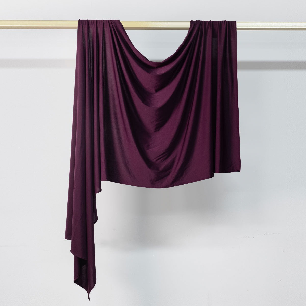 [Solid Color Liquid Jersey] Premium drape scarf Solid Color Breathable Liquid Jersey