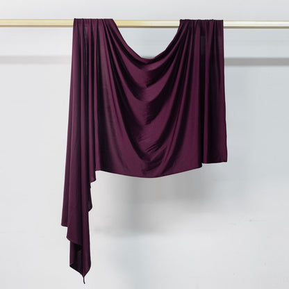 [Solid Color Liquid Jersey] Premium drape scarf Solid Color Breathable Liquid Jersey