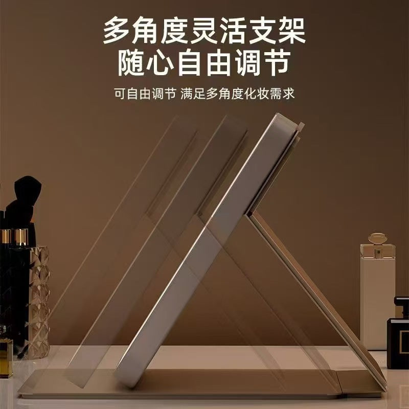 LED Foldable Vanity mirror with Light