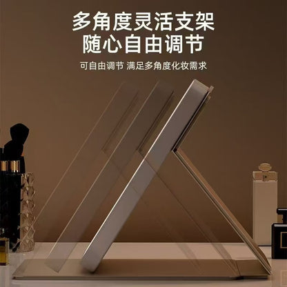 LED Foldable Vanity mirror with Light
