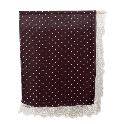 Modal print bohemian fashion lace scarf