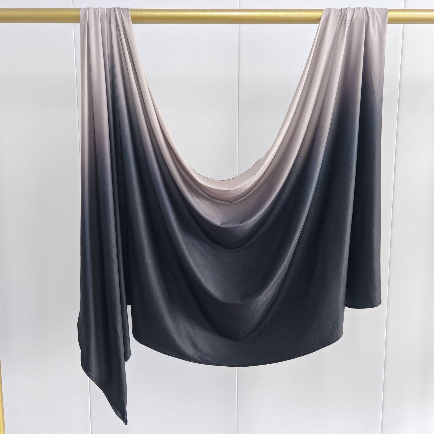 [Liquid jersey gradient] gradient liquid jersey premium Liquid Jersey hand-painted scarf for women