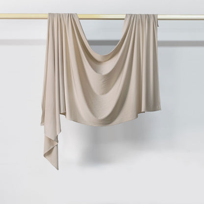[Solid Color Liquid Jersey] Premium drape scarf Solid Color Breathable Liquid Jersey