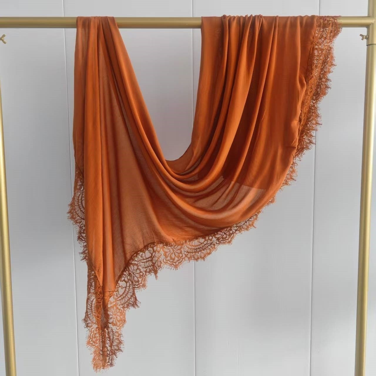 Cross-border explosive Malaysian cotton modal lace silk scarf headscarf skin-friendly, soft and breathable versatile scarf