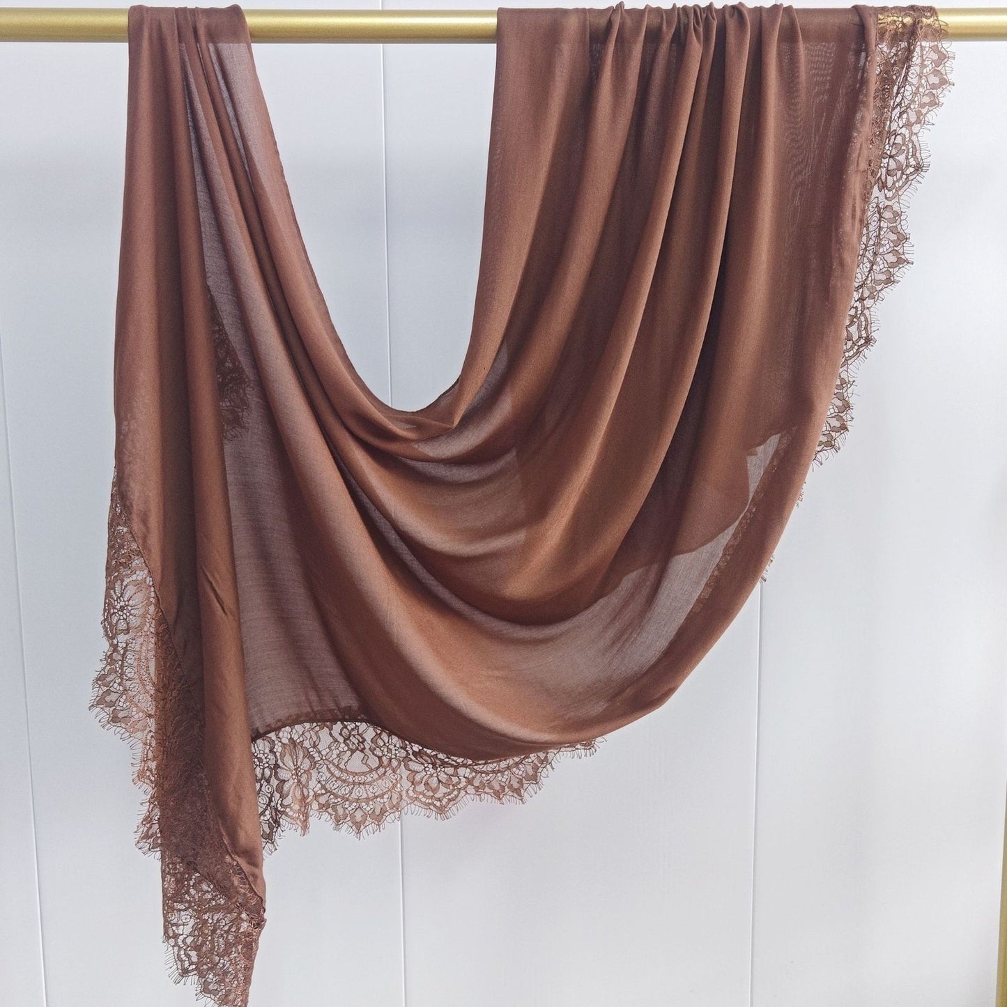 Cross-border explosive Malaysian cotton modal lace silk scarf headscarf skin-friendly, soft and breathable versatile scarf