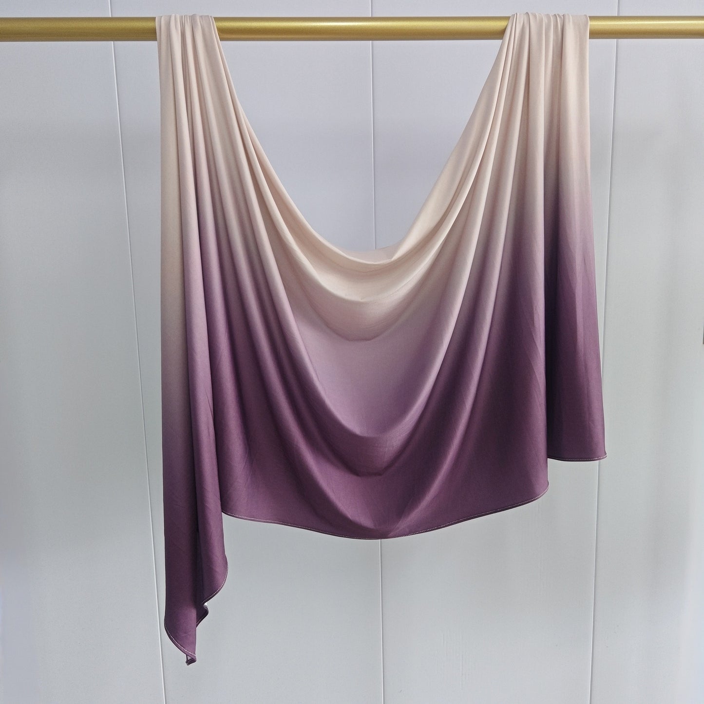 [Liquid jersey gradient] gradient liquid jersey premium Liquid Jersey hand-painted scarf for women