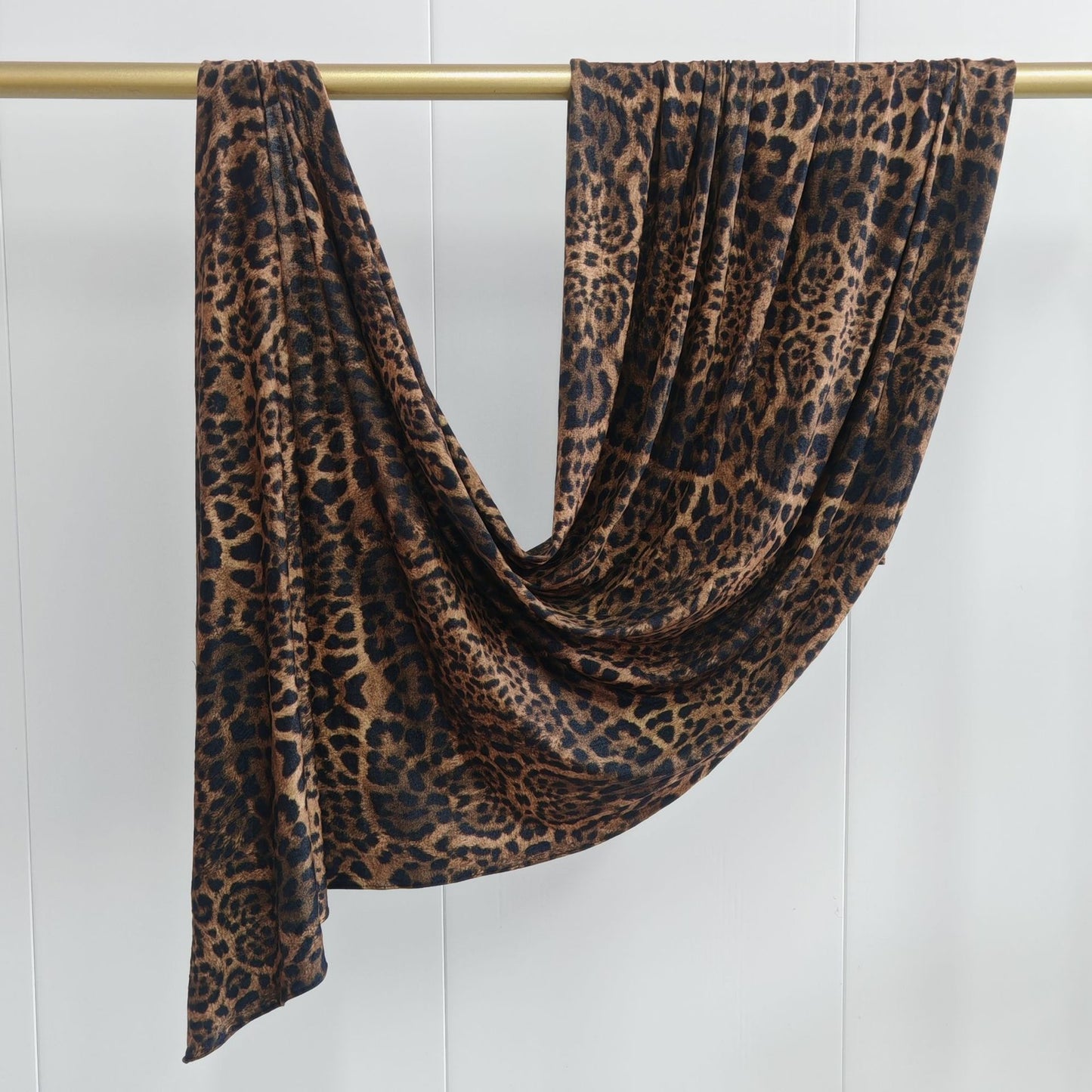 [High Quality Mercerized Cotton Print] Jersey Print Bohemian Watercolor Jersey Print Scarf