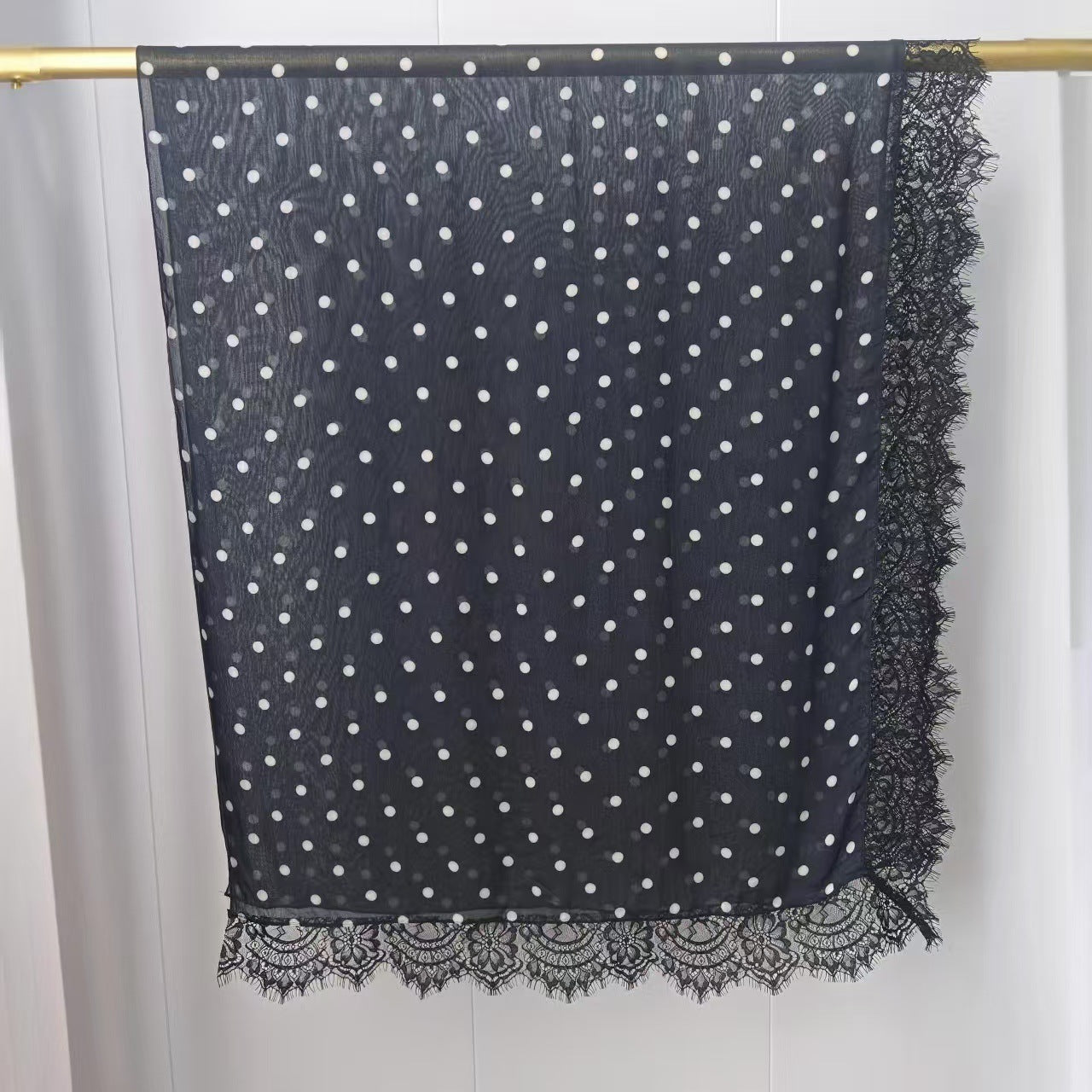 Modal print bohemian fashion lace scarf