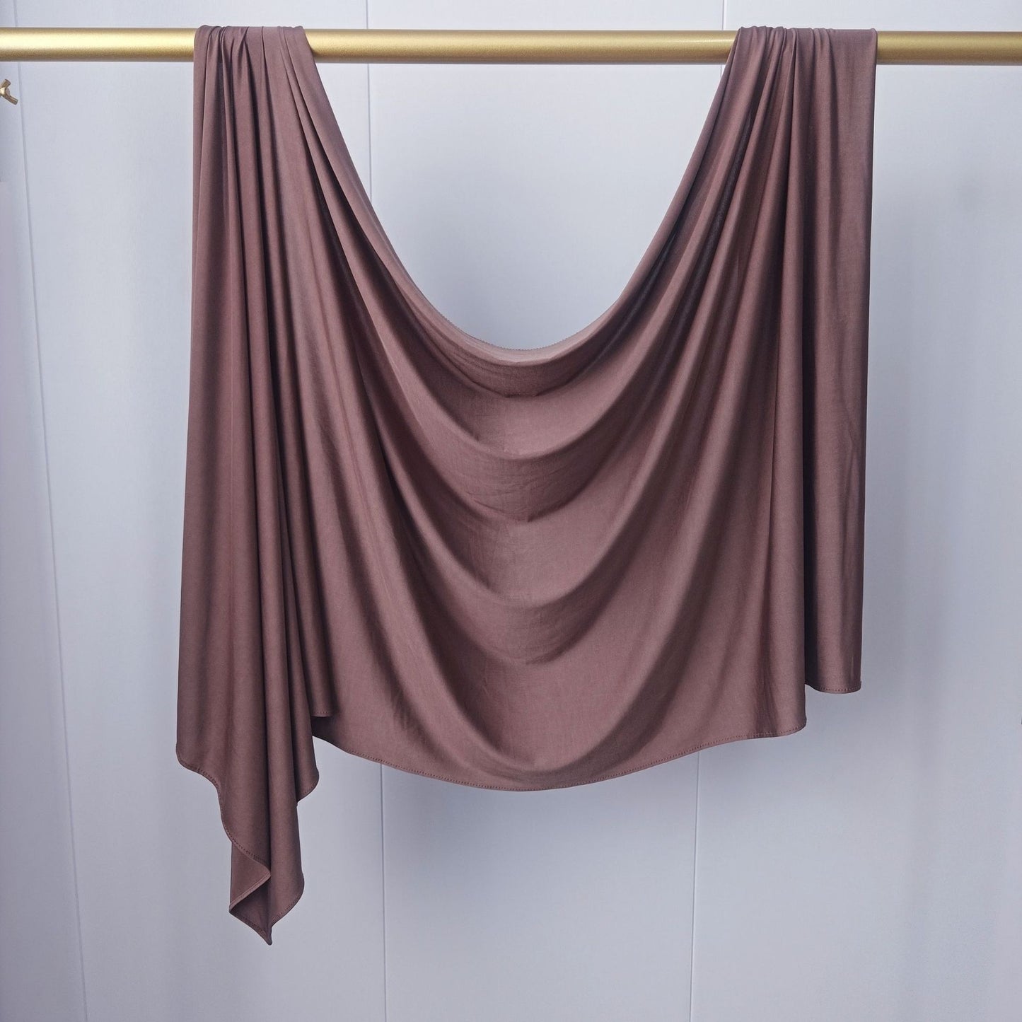 [Solid Color Liquid Jersey] Premium drape scarf Solid Color Breathable Liquid Jersey