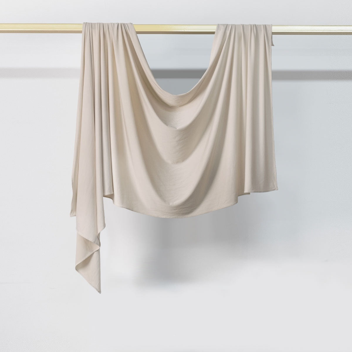 [Solid Color Liquid Jersey] Premium drape scarf Solid Color Breathable Liquid Jersey