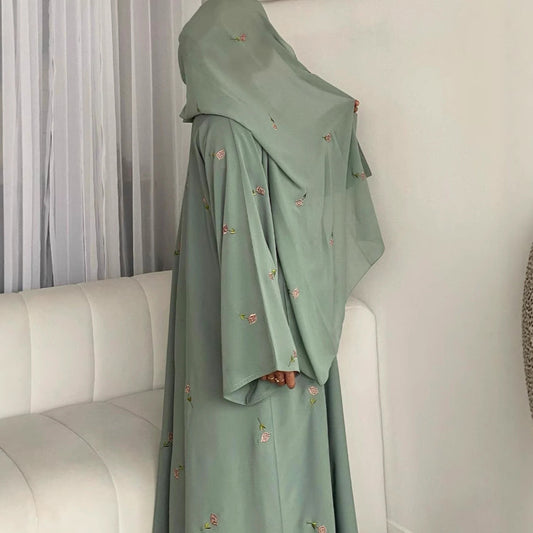Floral Embroidery Abaya