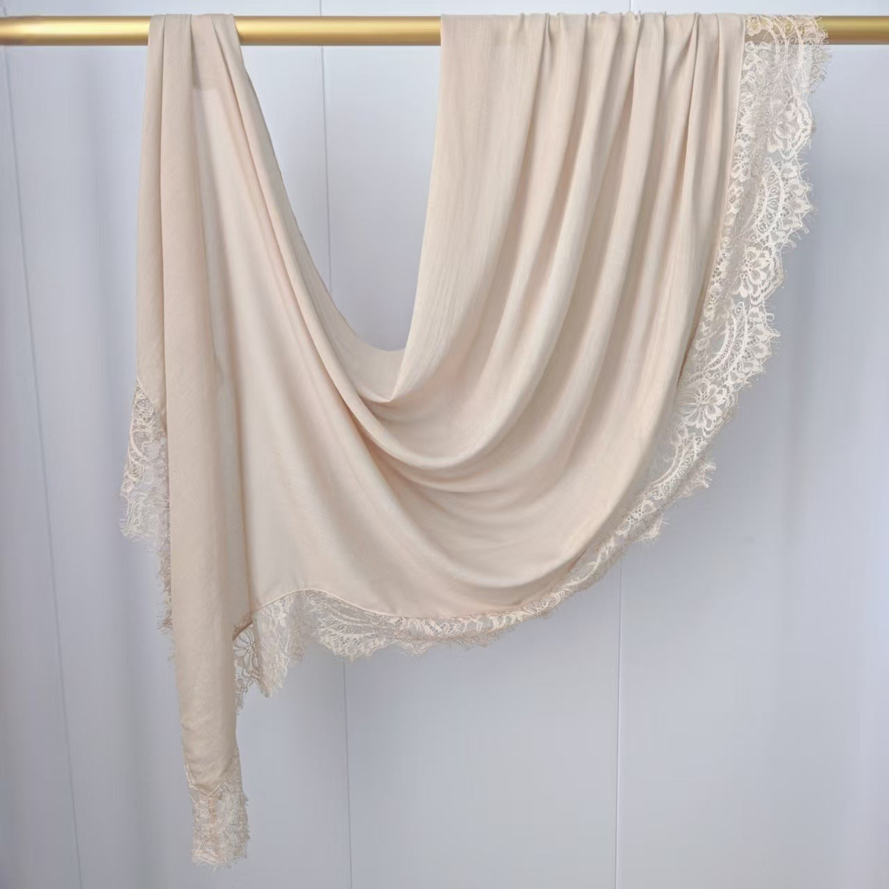 Cross-border explosive Malaysian cotton modal lace silk scarf headscarf skin-friendly, soft and breathable versatile scarf
