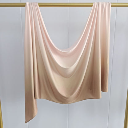 [Liquid jersey gradient] gradient liquid jersey premium Liquid Jersey hand-painted scarf for women