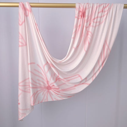 [High Quality Mercerized Cotton Print] Jersey Print Bohemian Watercolor Jersey Print Scarf