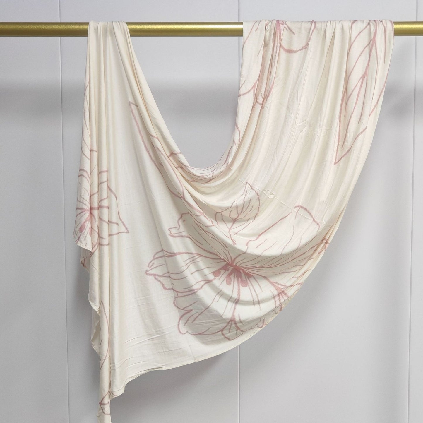 [High Quality Mercerized Cotton Print] Jersey Print Bohemian Watercolor Jersey Print Scarf